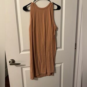 A NEW DAY PEACH TANK DRESS